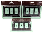 Box Of 3 Allen + Roth Cosgrove Oil Rubbed Bronze Triple Decorator Wall Plates. Fixed Price $24.99.