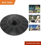 Floating Solar Bird Bath Fountain Eco-chic Water Pump For Gardens & Aquariums. Fixed Price $21.74.