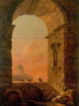 86303 Landscape Urban Robert Dome Peter's Rome Arch Decor Wall Print Poster. Fixed Price $28.95.