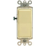 (10)-LEVITON Decora Rocker Ivory 15A Grounded 3-WAY Switch S11-05603-2IS. Fixed Price $103.89.
