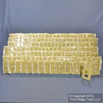 Leviton 80503-I Ivory 1-GANG Midway Wallplates Outlet Thermoset Covers 150-PACK. Fixed Price $71.24.