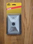 Bell 5186-5 Gray Rectangular Cluster Cover With Single Threaded Outlet. Fixed Price $16.88.