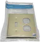 Brainerd Single Switch/duplex Wall Plate W/screws Stamped Steel Brass 64397. Fixed Price $9.95.