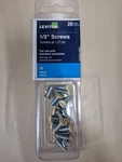 Leviton Ivory Metal Wall Plate Cover Screws 1/2 Inch Height 20 Pack 86000-PRT. Fixed Price $7.99.