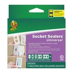 Duck Brand Wall Socket Sealers: 2-1/2 In. Width (white) *12-PACK. Fixed Price $12.74.