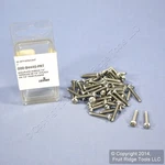 Leviton 84440-PRT Stainless Extra Long 7/8" Wallplate Phillips 6-32 Screws 50PCS. Fixed Price $13.40.