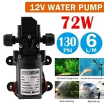 12V Water Pump 130PSI Self Priming Diaphragm High Pressure Automatic Switch. Fixed Price $16.98.