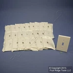 Leviton 80501-W White 1-GANG Toggle Switch Plastic Midway Wallplate Covers 25PCS. Fixed Price $28.49.