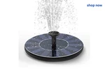 Solar Fountain Pump 1.5W - Plastic Bird Bath Water For Garden, Pond (mini). Fixed Price $18.43.