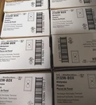 Lot 250 Cooper 1-GANG White Duplex Outlet Receptacle Cover Wallplates 2132W. Fixed Price $150.00.