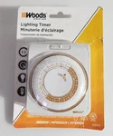Woods Indoor Lighting Timer, 24 Hour, New. Fixed Price $9.99.