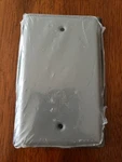 Bell Outdoor Weatherproof Single-gang Blank Cover Gray 5173-0 For Wet Locations. Fixed Price $8.00.