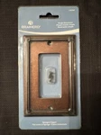 135767 Brainerd Sponged Copper Single Decorator Wall Plate 166006. Fixed Price $9.99.