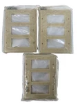 Leviton 001-80411-I 3-GANG Decora/gfci Device Wall Plate Ivory **lot Of 3**. Fixed Price $9.99.
