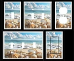 Seashells Starfish Beach Ocean Sand Waves #15 Light Switch Cover Plate Or Outlet. Fixed Price $10.99.