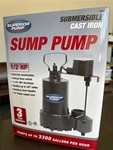 Superior Pump 1/2 Hp Cast Iron Sump W/ Vertical Switch 92541. Fixed Price $161.99.