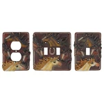 Western Country Horses Switch Wall Plate Covers Single Outlet Toggle Brown. Fixed Price $16.95.