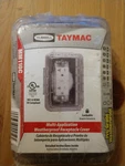 Hubbell Taymac MM110C 1-GANG Rectangle Plastic Weatherproof Electrical Box Cover. Fixed Price $6.00.