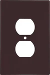Cooper Case (10) 2142-B Brown Jumbo Receptacle Wall Plate Covers & Screws. Fixed Price $6.49.
