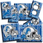 Detroit Lions Football Team Light Switch Outlet Wall Plates Man Cave Room Decor. Fixed Price $32.99.