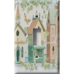 Town Square 2 Decorative Light Switch Plate Cover Outlet Wall. Fixed Price $12.59.