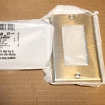 Qty 2 Pcs Leviton 84401-40 Decora Gfci Stainless Steel Wall Plate Non Magnetic. Fixed Price $13.95.