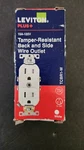 Leviton Plus 15A 125V Tamper Resistant White Outlet 5-15R TCBR1-W. Fixed Price $9.44.