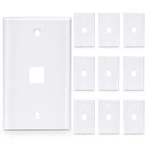 10 Pcs - Port Keystone RJ45 CAT6 CAT5E Insert Jack White. Fixed Price $11.33.