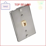 Leviton Telephone Wallplate Surface Mount Jack, 1 Modular 6P4C. Fixed Price $10.54.