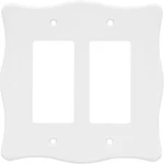 64600 Nylon Double Decorator Wall Plate / Switch Cover, White. Fixed Price $16.99.