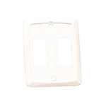 Sigma Switches Double Plate, White. Fixed Price $9.00.