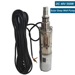 3'' Dc 48V Solar Deep Well Pump Water 197' Lift Stainless Steel Submersible. Fixed Price $59.15.