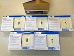 50 New Eaton PJ1LA-10-L Mid-size Single Gang Toggle Wallplates Light Almond Lot. Fixed Price $34.95.