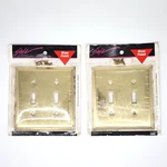 Lot Of 2 Brass Wall-plate Style 163TTBR American Tack & Hardware New Nos. Fixed Price $5.00.