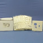 Eagle 2038B Almond 2-GANG Mid-size Switch Receptacle Outlet Cover Plates 25-PACK. Fixed Price $26.12.