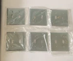 Lot Of 6 Gang Stainless Switch Plate Covers 93072 Eaton Wiring Devices Inc. Fixed Price $31.20.