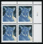 Us #4137 26 Panther Plate Block Pb, Vf Mnh. Fixed Price $11.80.