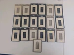 19 X Lutron Claro Light Almond CW-1-LA Gloss Finish Wall Plate Switch Covers. Fixed Price $129.99.