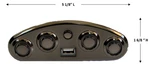 MLSK35-G9 Left (l) Button Power Recliner Switch W/ Usb + 2M/1F Splitter Cable. Fixed Price $54.99.
