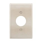 Eaton Wiring Devices 93991-BOX Wallplate 1G Sgl Recp 1.406" Hole Mid Ss 1EA. Fixed Price $9.00.