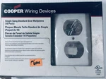Cooper Wiring Single Gang Standard Wall Plate White 2132W - Lot Of 10. Fixed Price $25.00.