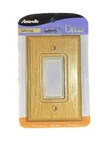 Amerelle Decor Collection Solid Oak 1-GANG Rocker Wall Switch Plate 4025R. Fixed Price $6.00.