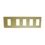 Lightolier NFB5SSSSLI Multi-gang, 5-GANG, Faceplate Wall Plate, Ivory. Fixed Price $54.99.