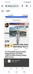 Dc 12V 180W Submersible Water Pump Max Flow 1.2M /h Solar Energy Deep Well. Fixed Price $50.00.