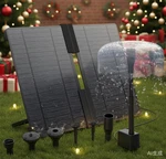20W Solar Powered Water Fountain Pump With 6 Nozzle,for Ponds,pool And Fish Tank. Fixed Price $39.99.