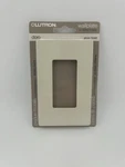 Lutron Claro Gang Wall Plate Gloss Light Almond CW-1B-LA New & Sealed!. Fixed Price $5.59.