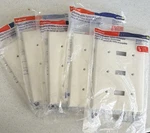 Leviton Unbreakable Nylon 3-GANG Midway White Wall Plate Cover 5 Pack. Fixed Price $12.59.