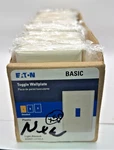 50-PIECE Eaton Indoor Plastic Wall Plate, Standard Size, Light Almond.. Fixed Price $17.99.