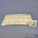 Leviton 80505-T Light Almond 2-GANG Toggle Duplex Plastic Midway Wallplate 25PCS. Fixed Price $27.54.