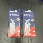 (2) Switch Com Sp 20A Lt Alm Leviton Plus. Fixed Price $12.99.